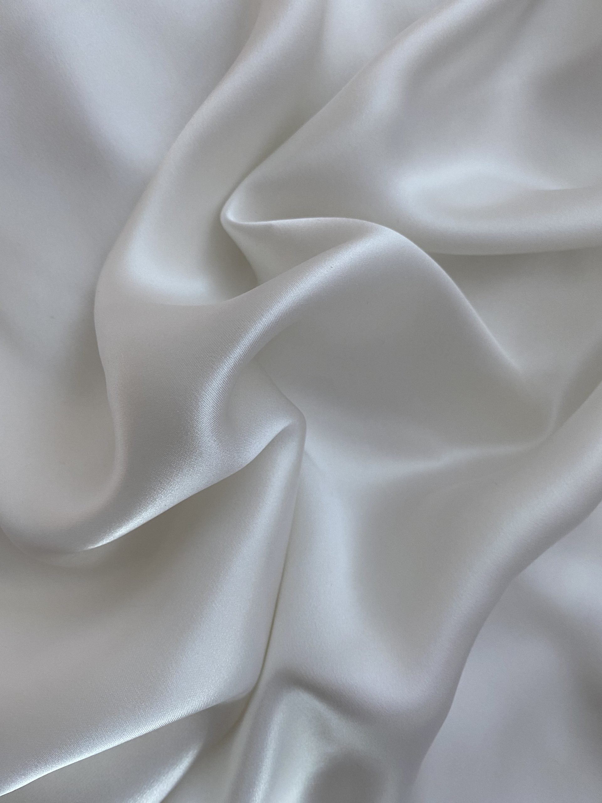 Silk Serenity Robe - Pearl White
